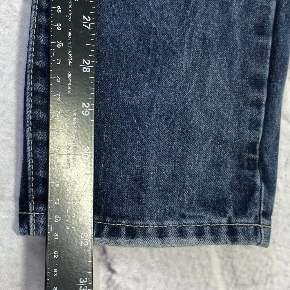 CJ Black Mens Premium Slim Jeans Size 32X32 Blue‎ Straight Leg Fade Grunge